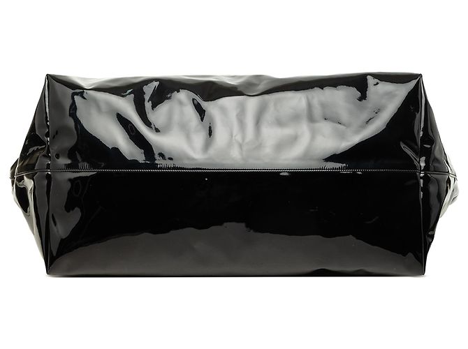 Autre Marque Borsa shopper Rive Gauche Saint Laurent in PVC nero maxi - vista 3