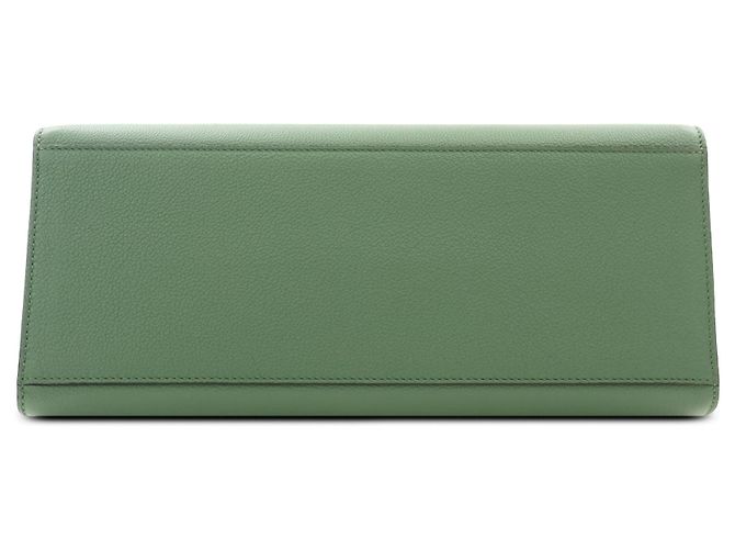 Fendi Borsa Shopper Sunshine Media in Pelle Verde - vista 3