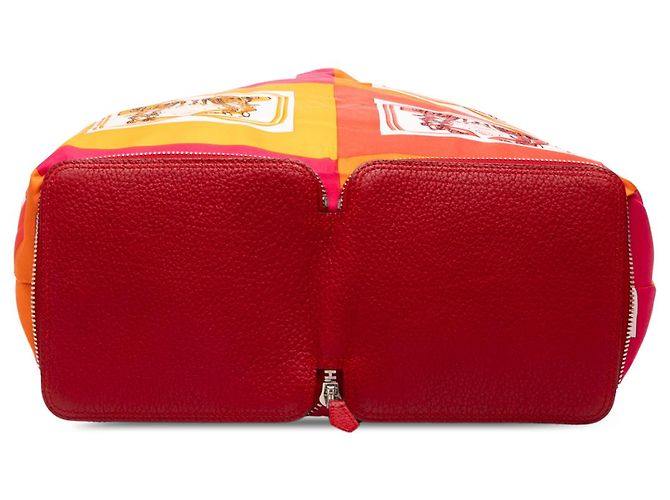 Borsa Hermès Orange Brides de Gala Silky Pop Tote - vista 3