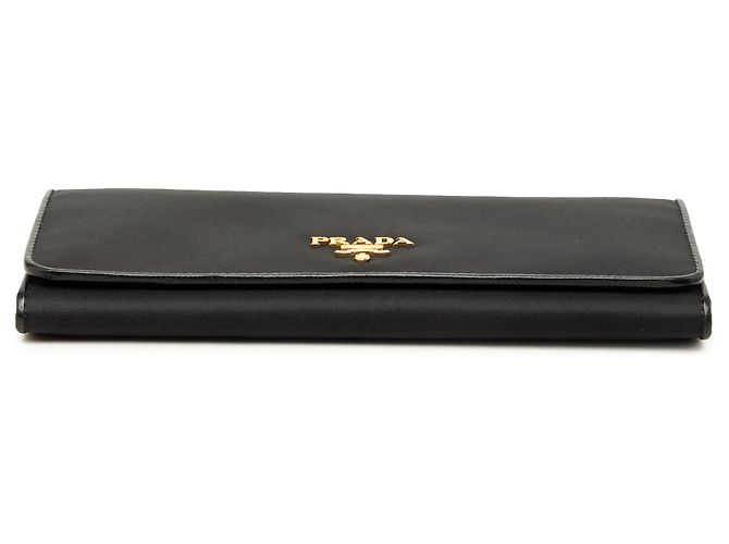 Cartera larga Prada de Tessuto negro - vista 3