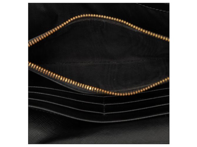 Cartera larga Prada de Tessuto negro - vista 5