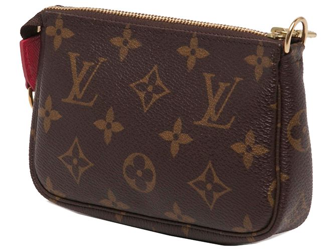 Louis Vuitton Brown Monogram Christmas Animation Mini Courchevel Pochette Accessories - vista 2