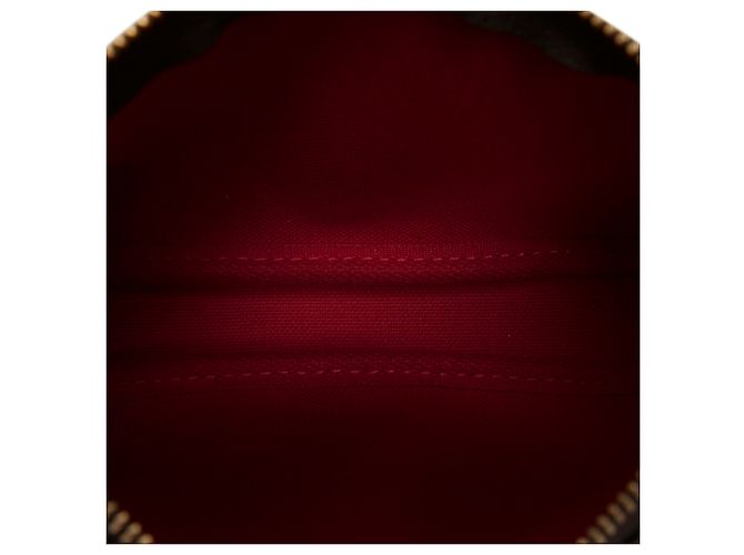 Louis Vuitton Brown Monogram Christmas Animation Mini Courchevel Pochette Accessories - vista 4