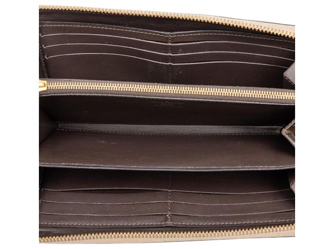 Louis Vuitton Beige Taurillon Comete Zippy Wallet - Ansicht 4