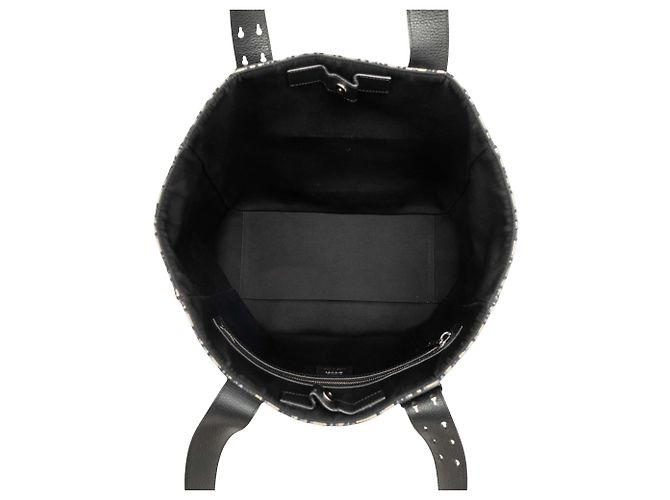 Borsa Tote Saddle Dior in tela Oblique blu - vista 4