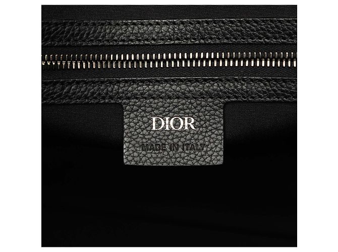 Borsa Tote Saddle Dior in tela Oblique blu - vista 5