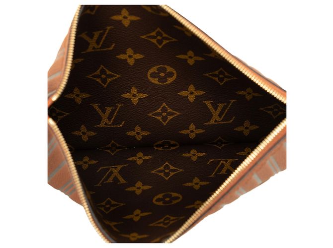 Louis Vuitton Pochette Neverfull MM in pelle di vitello Inside Out Marrone - vista 4