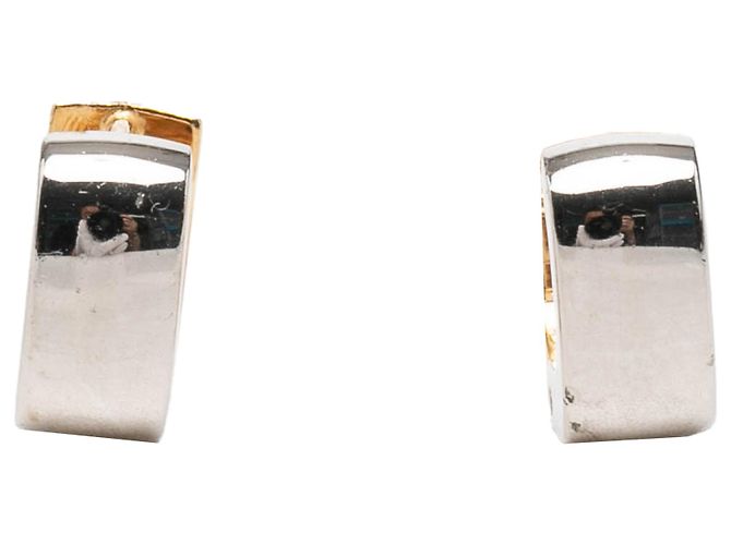 Louis Vuitton Gold Gold Plated Nanogram Creolen - Ansicht 2