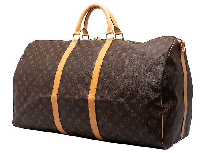 Louis Vuitton Brown Monogram Keepall Bandouliere 60 - vista 2
