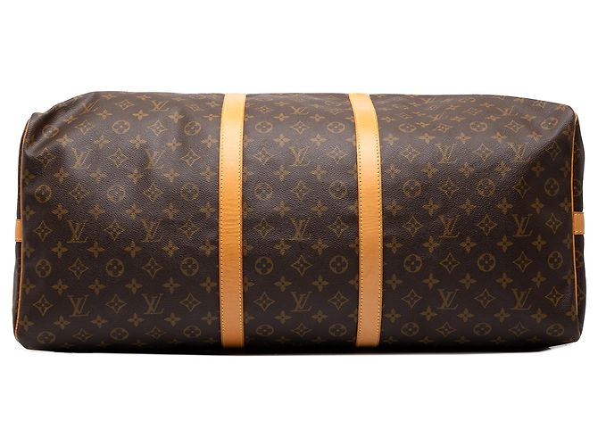 Louis Vuitton Brown Monogram Keepall Bandouliere 60 - vista 3