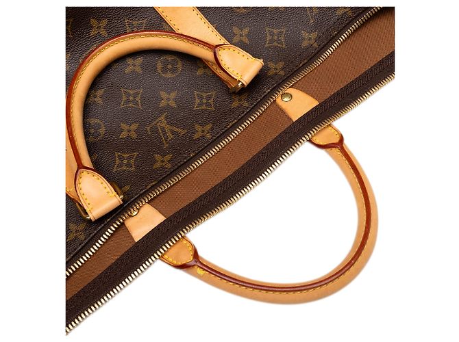 Louis Vuitton Brown Monogram Keepall Bandouliere 60 - vista 7