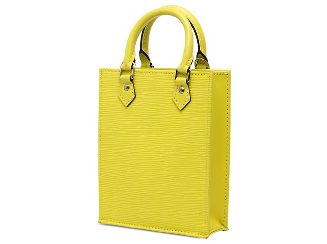 Louis Vuitton Yellow Epi Petit Sac Plat - vista 2