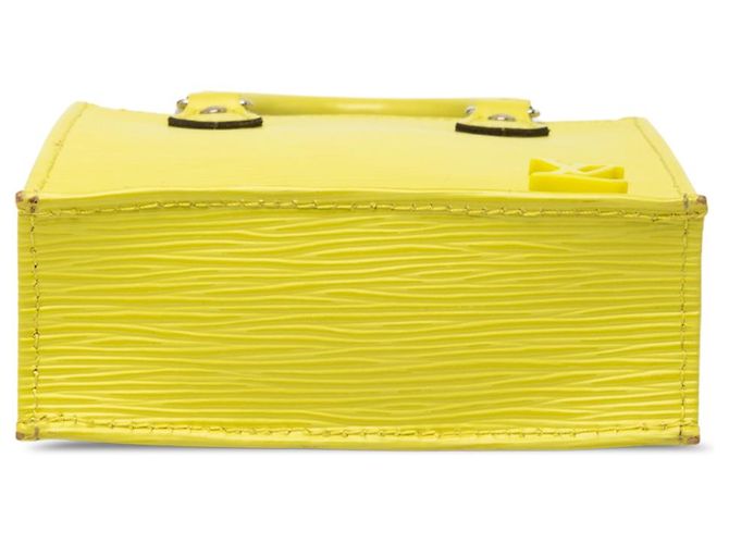 Louis Vuitton Yellow Epi Petit Sac Plat - vista 3