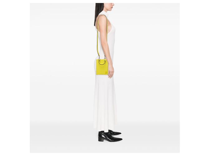 Louis Vuitton Yellow Epi Petit Sac Plat - vista 8