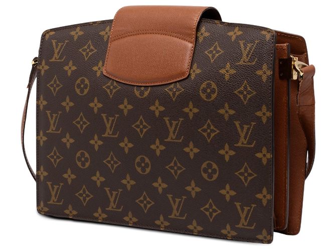 Louis Vuitton Brown Monogram Courcelles - vista 2