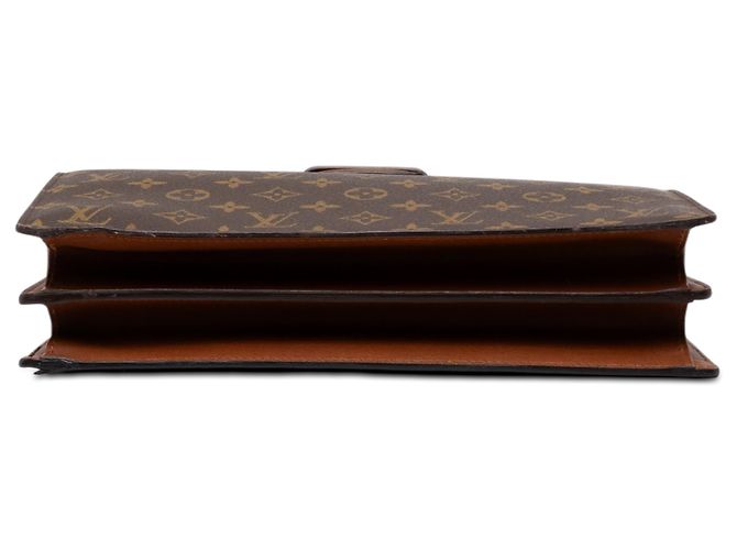 Louis Vuitton Brown Monogram Courcelles - vista 3