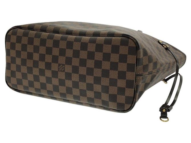 Borsa Louis Vuitton Damier Neverfull MM - vista 2
