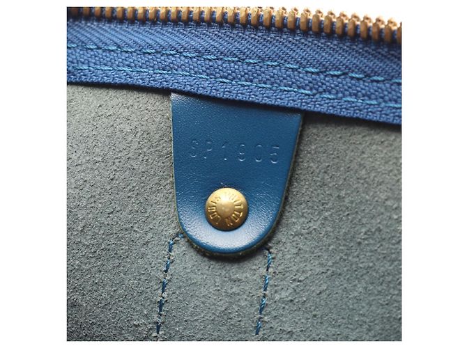 Borsa Boston Louis Vuitton Keepall 55 in pelle Epi - vista 5