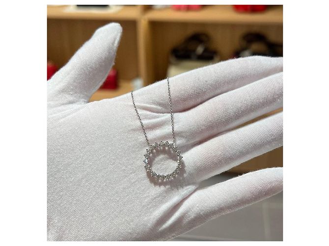 Collana Tiffany & Co. Diamond Circle in platino - vista 5