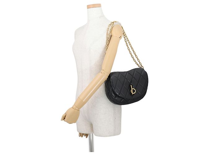 Borsa a tracolla con catena Burberry - vista 4