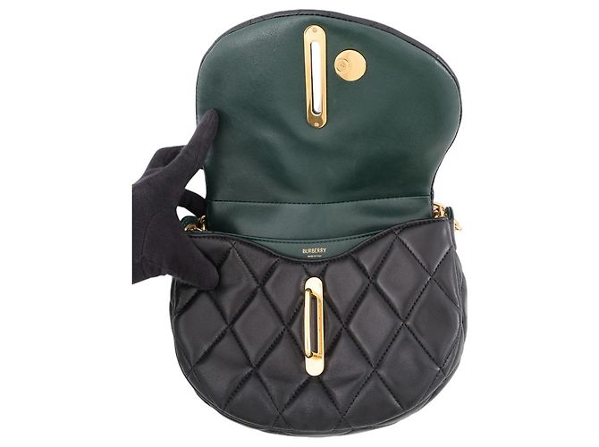 Borsa a tracolla con catena Burberry - vista 6