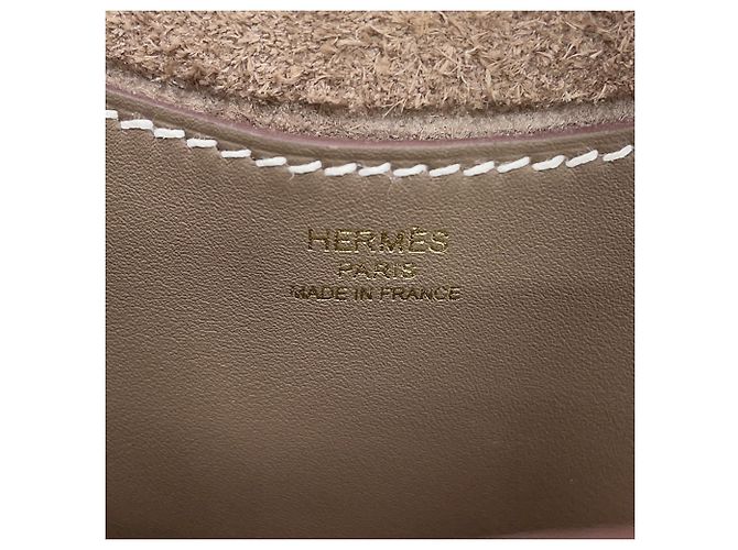 Hermès Borsa Hermes Kara Tote in Etoupe Gray - vista 13