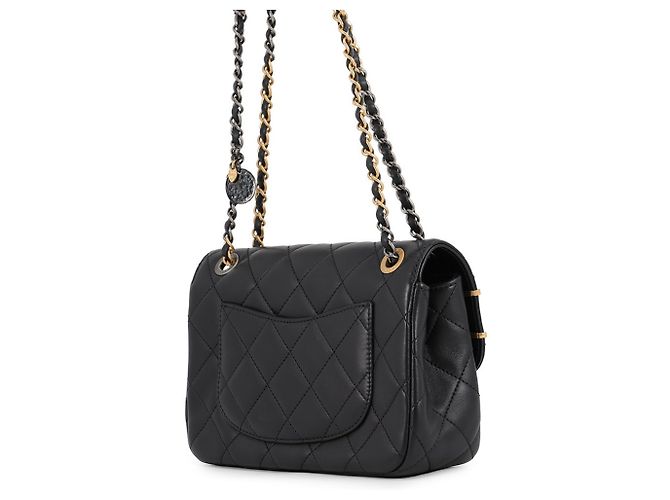 Borsa a spalla con catena Chanel Matelassé - vista 2