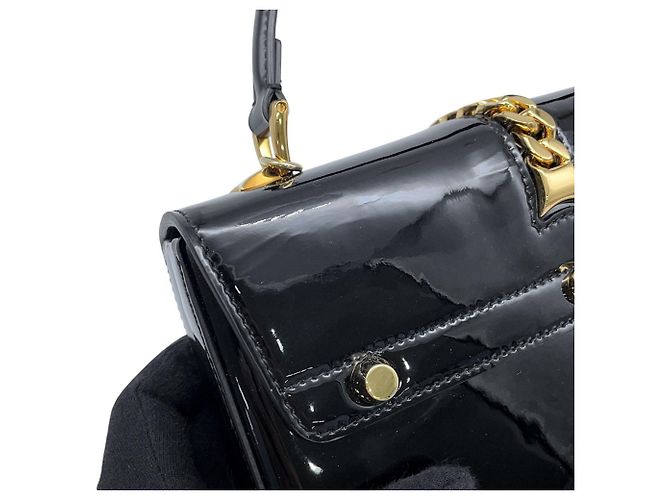 Borsa smaltata Gucci Sylvie 1969 - vista 12