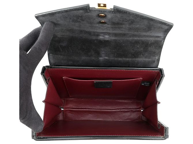 Borsa smaltata Gucci Sylvie 1969 - vista 6