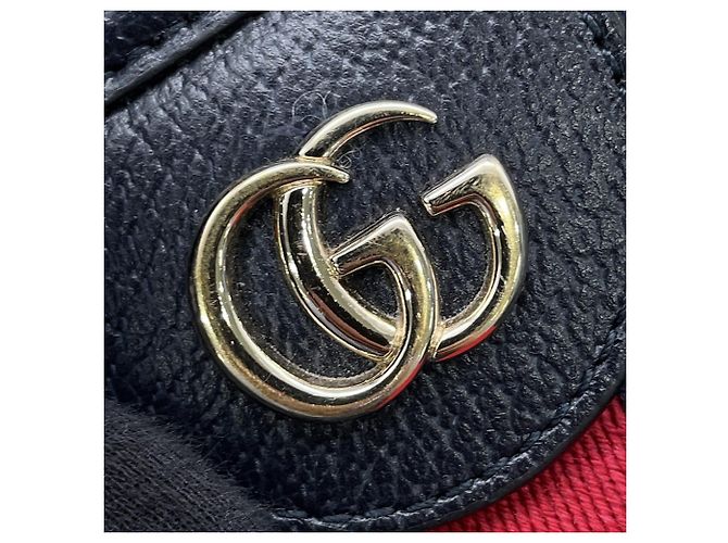 Borsa Tote Small Gucci Giglio GG in Denim - vista 12