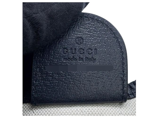 Borsa Tote Small Gucci Giglio GG in Denim - vista 15