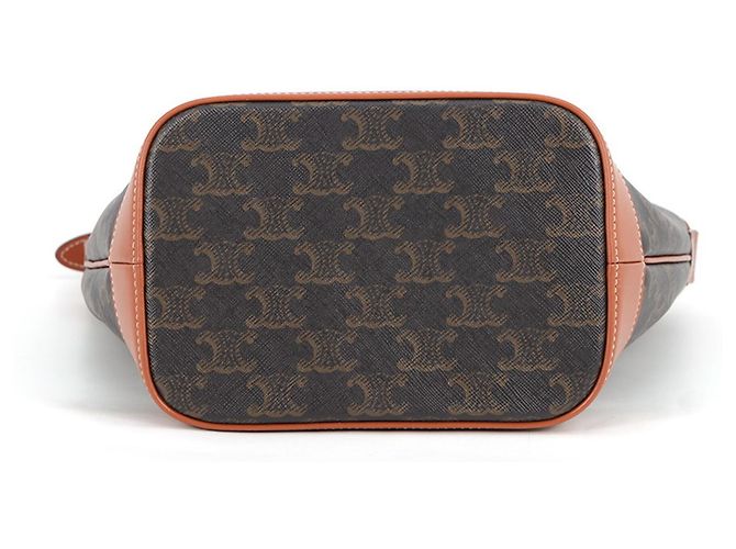 Céline Celine Triomphe Small Bucket Shoulder Bag - vista 3