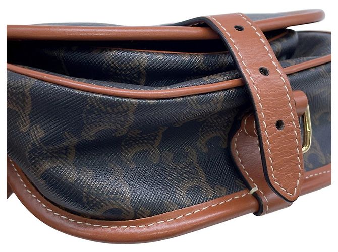 Céline Celine Medium Folco Triomphe Schultertasche - Ansicht 10