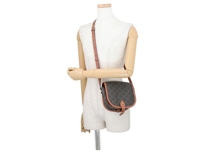 Céline Celine Medium Folco Triomphe Schultertasche - Ansicht 4