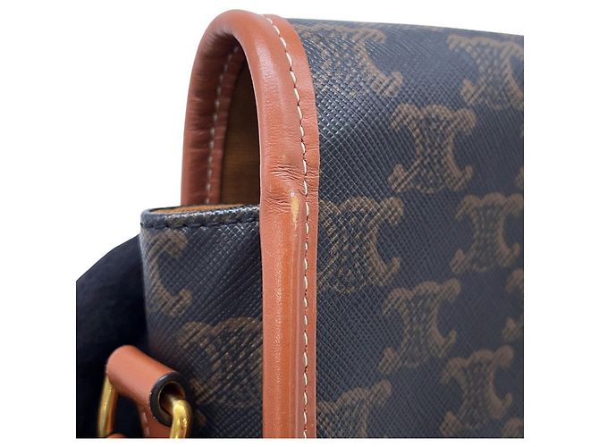 Céline Celine Medium Folco Triomphe Schultertasche - Ansicht 8
