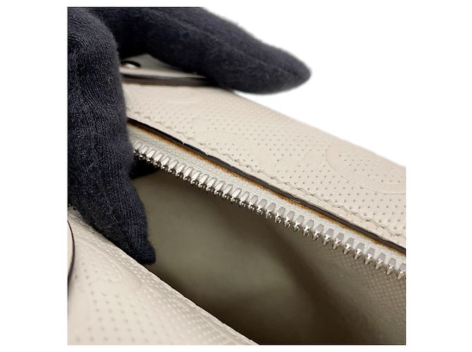 Borsa a tracolla Gucci in pelle avorio - vista 8