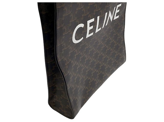 Céline Borsa Celine Triomphe Small Vertical Cabas - vista 8