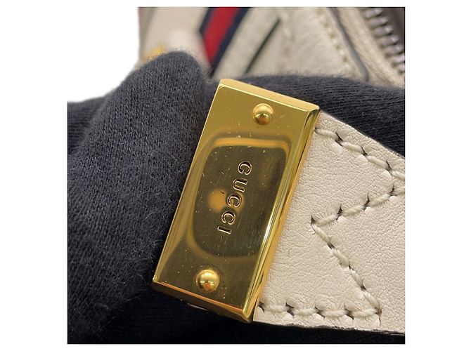 Borsa a mano in pelle Gucci Sherry Line - vista 11