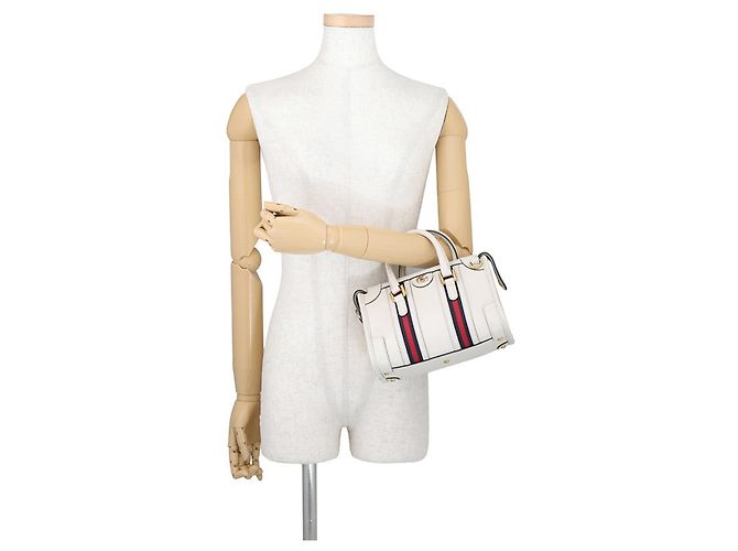 Borsa a mano in pelle Gucci Sherry Line - vista 4