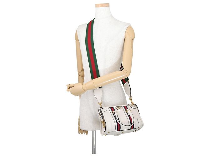Borsa a mano in pelle Gucci Sherry Line - vista 5
