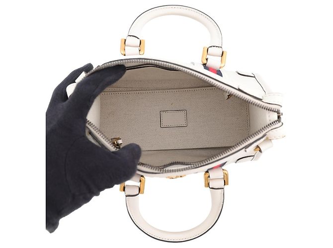 Borsa a mano in pelle Gucci Sherry Line - vista 6