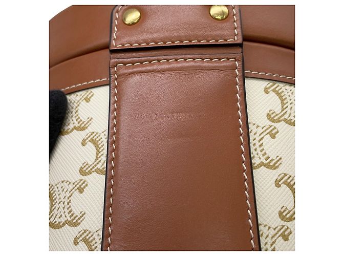 Céline Borsa a tracolla media in pelle Celine Triomphe Tambour - vista 8