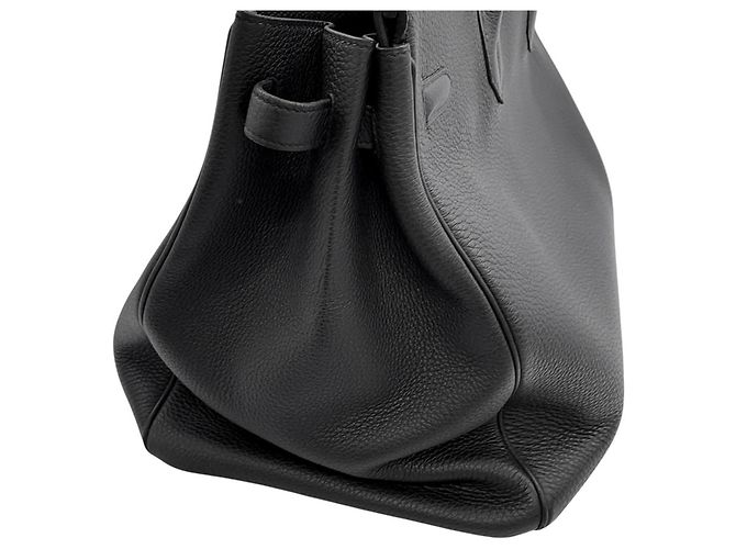Hermès Borsa Hermes Birkin 40 Black Togo D Stamp - vista 10