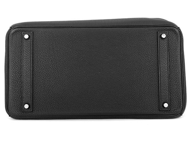 Hermès Borsa Hermes Birkin 40 Black Togo D Stamp - vista 3
