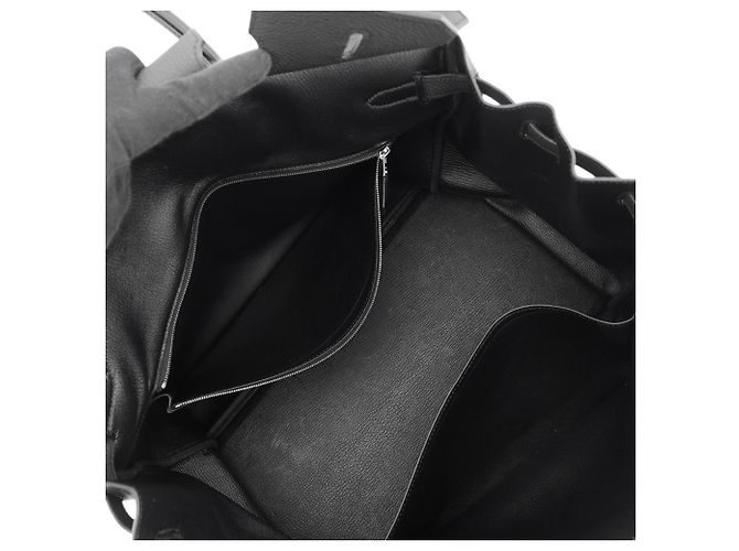 Hermès Borsa Hermes Birkin 40 Black Togo D Stamp - vista 7