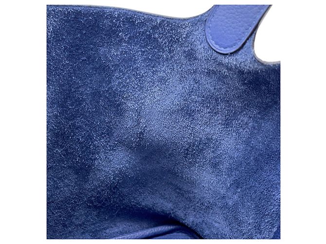 Hermès Borsa Hermes Picotin Lock MM in Bleu Saphir - vista 6