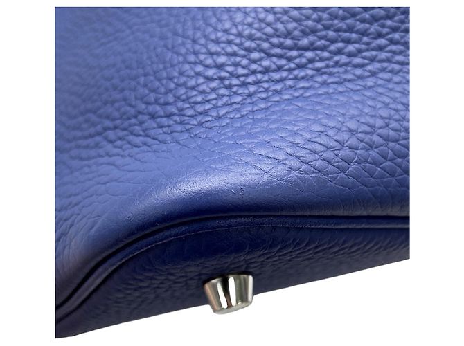 Hermès Borsa Hermes Picotin Lock MM in Bleu Saphir - vista 8