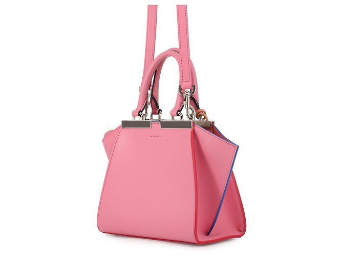Fendi Mini Trois Jours Lederhandtasche - Ansicht 2