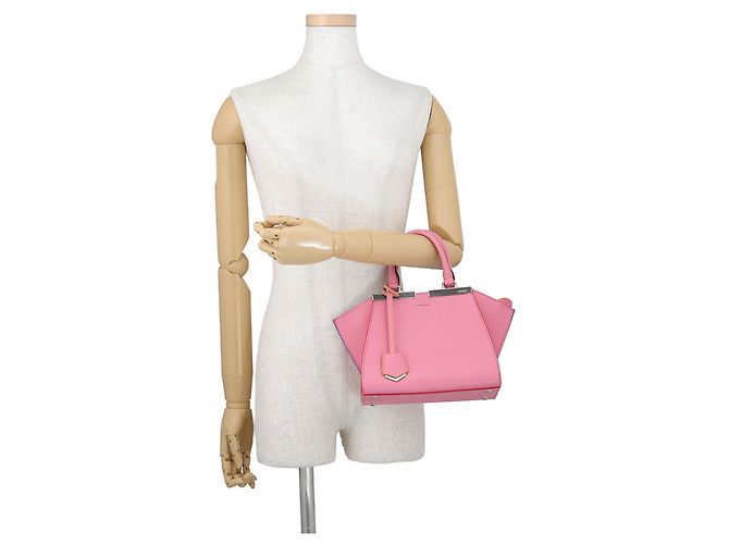 Fendi Mini Trois Jours Lederhandtasche - Ansicht 4