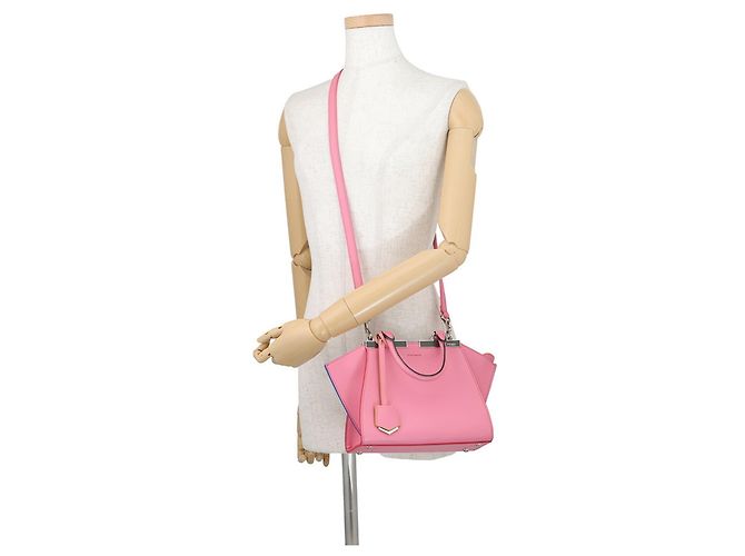 Fendi Mini Trois Jours Lederhandtasche - Ansicht 5